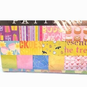 12x12 Scrapbook Paper Reflections Mixed Themes Patterns Holidays 75 pages NEW